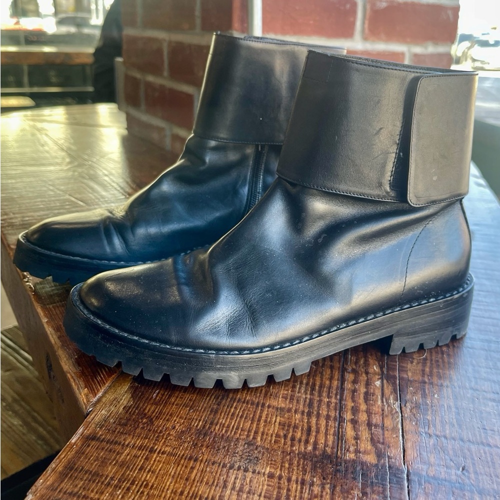 Ann Demeulemeester Women’s Ankle Length Leather boots